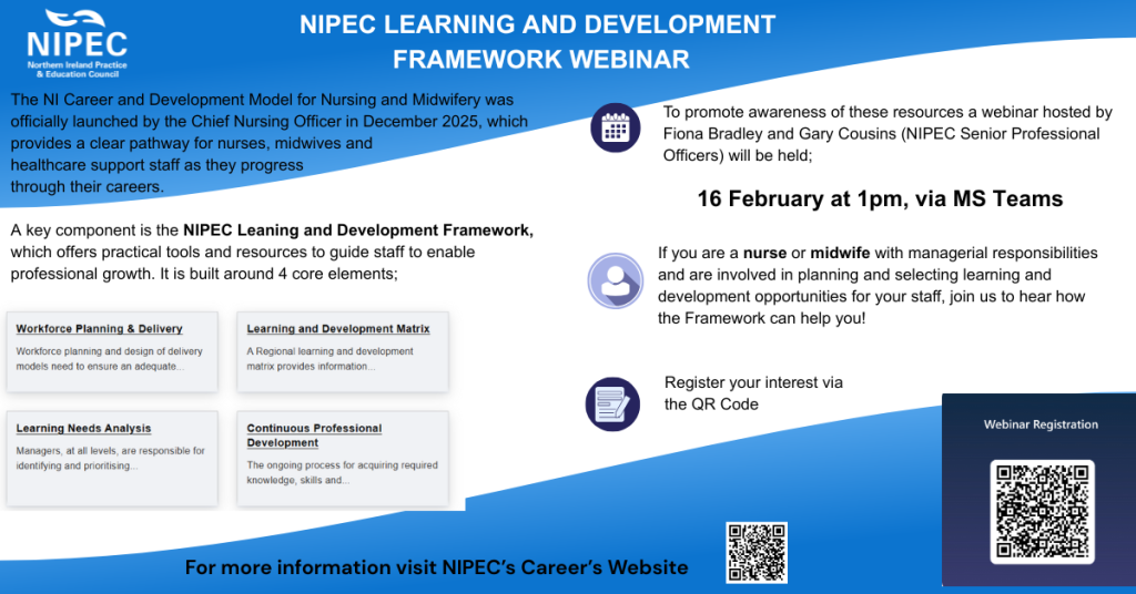 Leaflet with details of online Land D info event